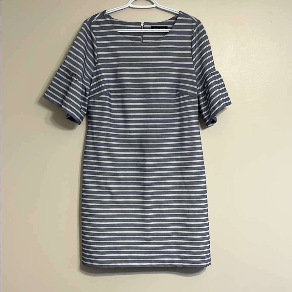 Striped Blue/Cream Dress